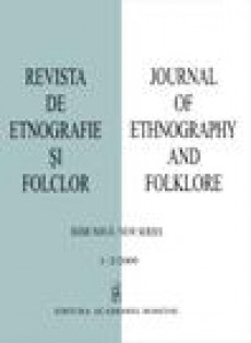Revista De Etnografie Si Folclor-journal Of Ethnography And Folklore